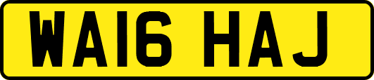 WA16HAJ