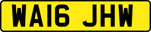 WA16JHW
