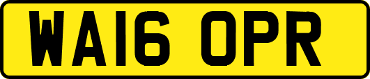 WA16OPR