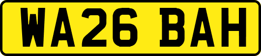 WA26BAH
