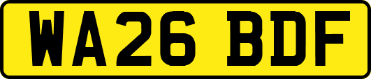WA26BDF