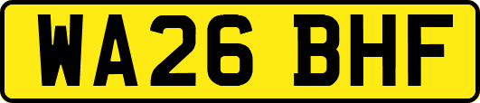 WA26BHF