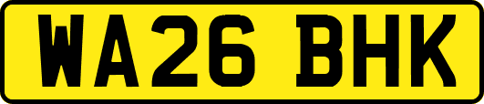 WA26BHK