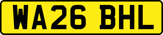 WA26BHL