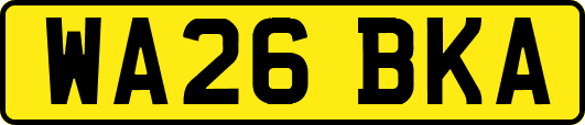 WA26BKA