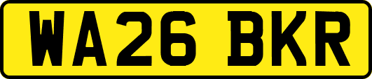 WA26BKR
