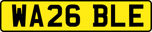 WA26BLE
