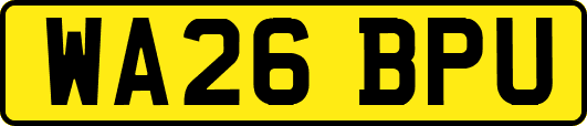 WA26BPU