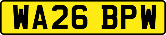 WA26BPW