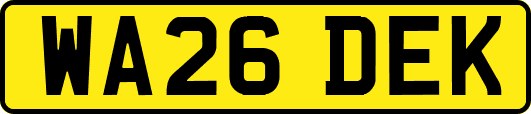 WA26DEK