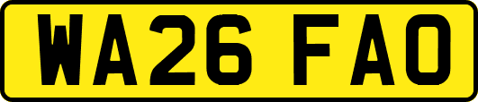 WA26FAO