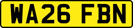WA26FBN