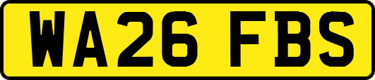 WA26FBS
