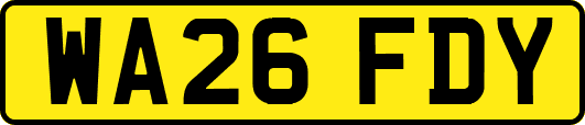 WA26FDY