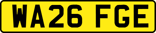 WA26FGE