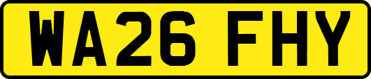 WA26FHY