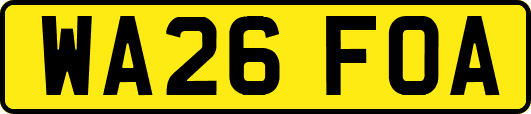 WA26FOA