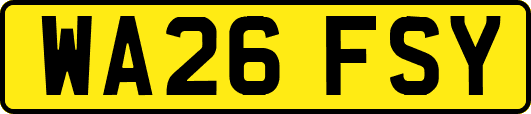WA26FSY