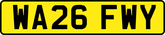 WA26FWY