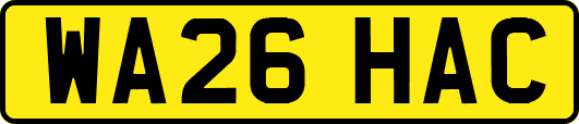 WA26HAC