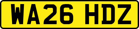 WA26HDZ