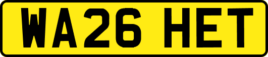 WA26HET