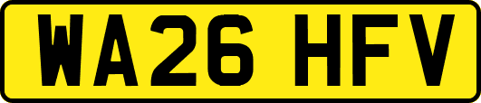 WA26HFV