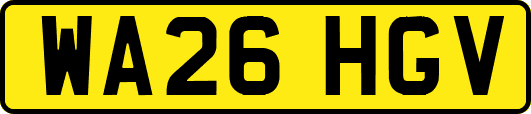 WA26HGV