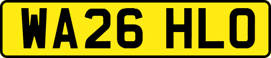 WA26HLO