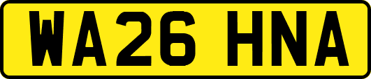WA26HNA