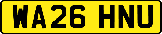WA26HNU