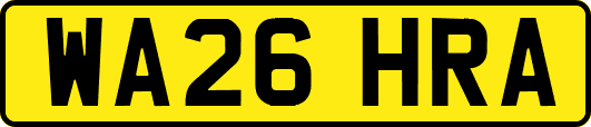 WA26HRA