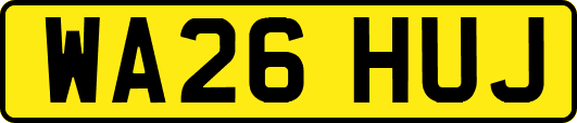 WA26HUJ