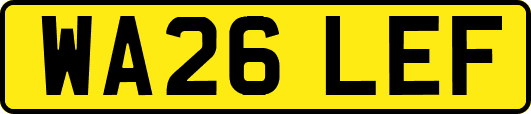 WA26LEF