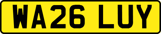 WA26LUY