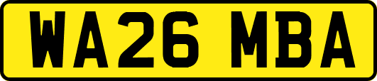WA26MBA