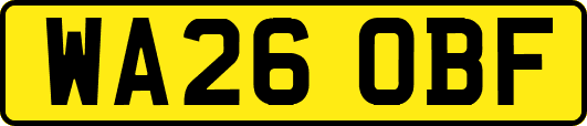 WA26OBF