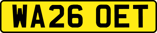 WA26OET