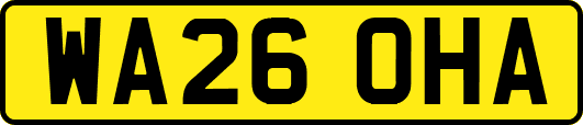 WA26OHA