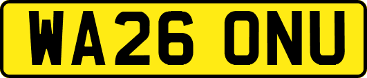 WA26ONU