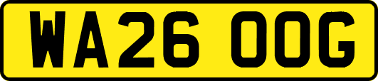 WA26OOG