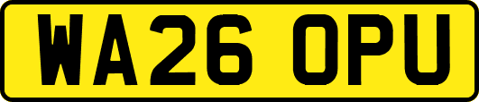 WA26OPU