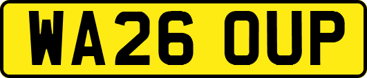 WA26OUP
