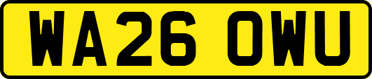 WA26OWU