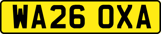 WA26OXA
