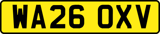 WA26OXV