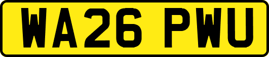 WA26PWU