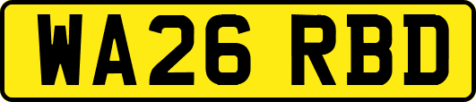 WA26RBD