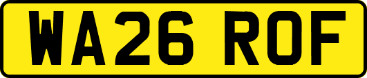 WA26ROF