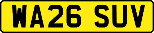 WA26SUV